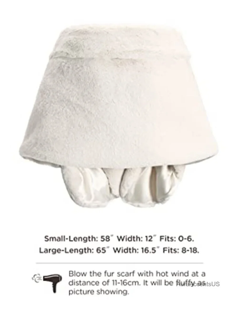 Faux Fur Collar Wrap Scarf Shawl Evening Cape Winter Cover Up
